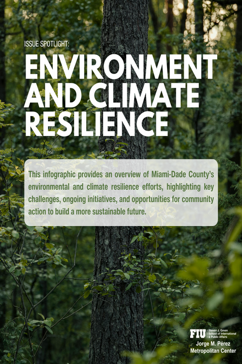 Environment and Climate Resilience Infographic