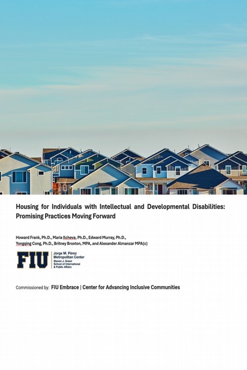 Housing for Individuals with Intellectual and Developmental Disabilities: Promising Practices Moving Forward 